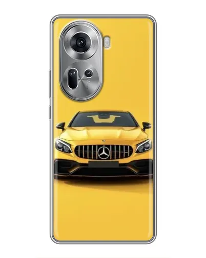 Чехол для OPPO Reno 11 5G с картинкой «Желтый Mercedes GT» Чехол для OPPO Reno 11 5G с картинкой «Желтый Mercedes GT»