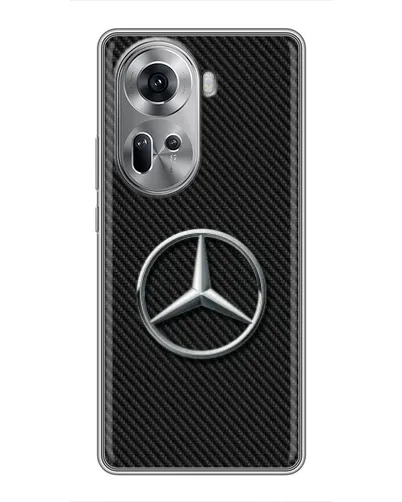 Чехол для OPPO Reno 11 5G с картинкой «Карбоновый Mercedes стиль» Чехол для OPPO Reno 11 5G с картинкой «Карбоновый Mercedes стиль»