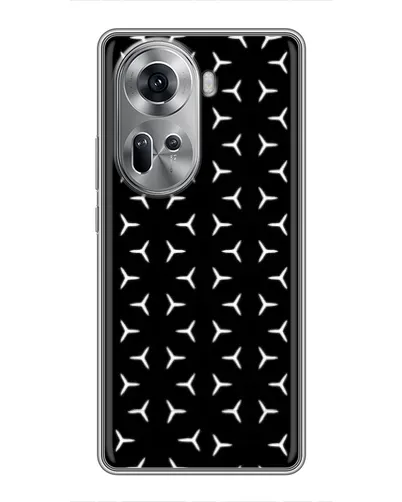 Чехол для OPPO Reno 11 5G с картинкой «Mercedes паттерн звезд» Чехол для OPPO Reno 11 5G с картинкой «Mercedes паттерн звезд»