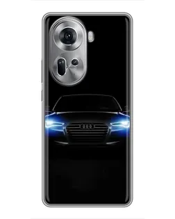 Чехол для OPPO Reno 11 5G с картинкой «Audi в неоне» Чехол для OPPO Reno 11 5G с картинкой «Audi в неоне»