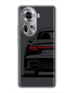 Чехол для OPPO Reno 11 5G с картинкой «Задняя часть Audi — арт» Чехол для OPPO Reno 11 5G с картинкой «Задняя часть Audi — арт»
