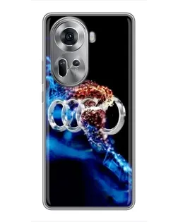 Чехол для OPPO Reno 11 5G с картинкой «Энергия лого Audi» Чехол для OPPO Reno 11 5G с картинкой «Энергия лого Audi»