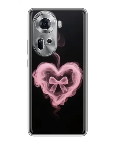 Чехол для OPPO Reno 11 5G с картинкой «Дымчатое сердце» Чехол для OPPO Reno 11 5G с картинкой «Дымчатое сердце»