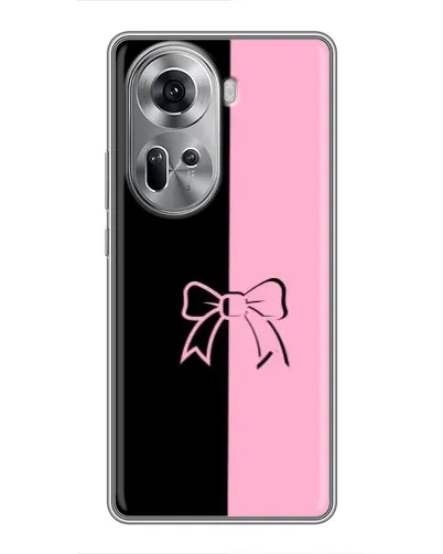 Чехол для OPPO Reno 11 5G с картинкой «Половинки банта» Чехол для OPPO Reno 11 5G с картинкой «Половинки банта»