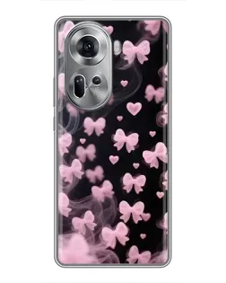 Чехол для OPPO Reno 11 5G с картинкой «Неоновое кружево»
