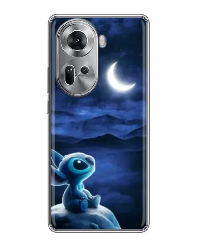 Чехол для OPPO Reno 11 5G с картинкой «Лунная ночь Стича»
