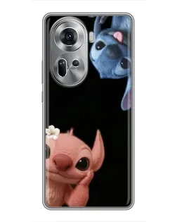 Чехол для OPPO Reno 11 5G с картинкой «Фиолетовый туман роз»