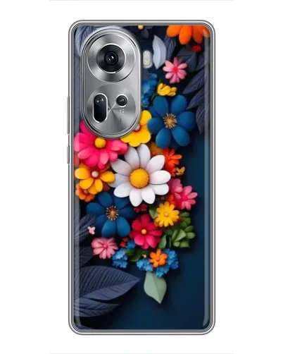 Чехол для OPPO Reno 11 5G с картинкой «Цветочная феерия» Чехол для OPPO Reno 11 5G с картинкой «Цветочная феерия»