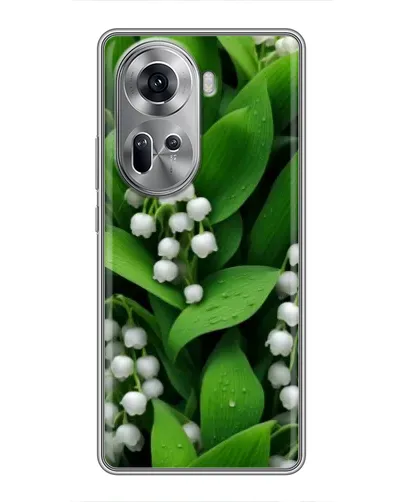 Чехол для OPPO Reno 11 5G с картинкой «Ландыши в зелени» Чехол для OPPO Reno 11 5G с картинкой «Ландыши в зелени»