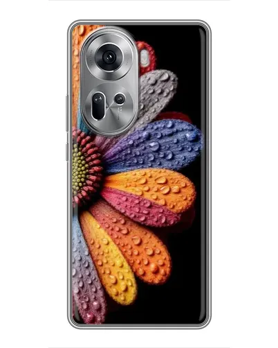 Чехол для OPPO Reno 11 5G с картинкой «Радужный цветок» Чехол для OPPO Reno 11 5G с картинкой «Радужный цветок»