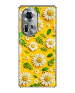 Чехол для OPPO Reno 11 5G с картинкой «Ромашковое солнце» Чехол для OPPO Reno 11 5G с картинкой «Ромашковое солнце»