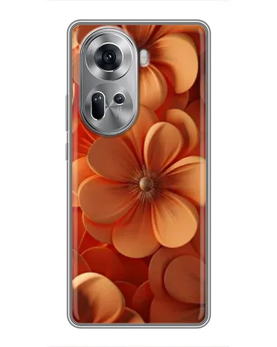 Чехол для OPPO Reno 11 5G с картинкой «Оранжевый макро цветок» Чехол для OPPO Reno 11 5G с картинкой «Оранжевый макро цветок»