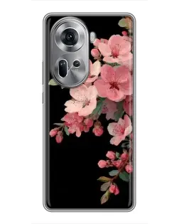 Чехол для OPPO Reno 11 5G с картинкой «Розовая ветка сакуры» Чехол для OPPO Reno 11 5G с картинкой «Розовая ветка сакуры»