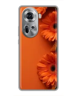 Чехол для OPPO Reno 11 5G с картинкой «Оранжевые герберы» Чехол для OPPO Reno 11 5G с картинкой «Оранжевые герберы»