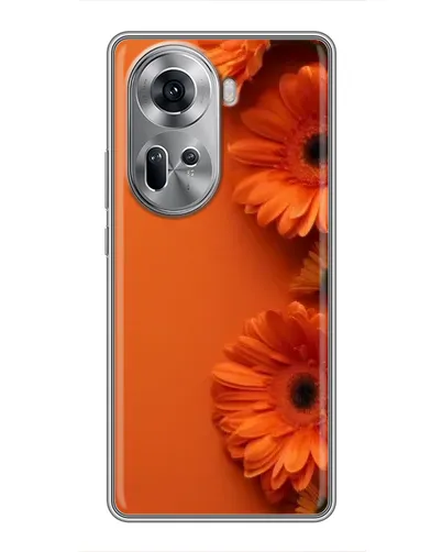Чехол для OPPO Reno 11 5G с картинкой «Оранжевые герберы» Чехол для OPPO Reno 11 5G с картинкой «Оранжевые герберы»
