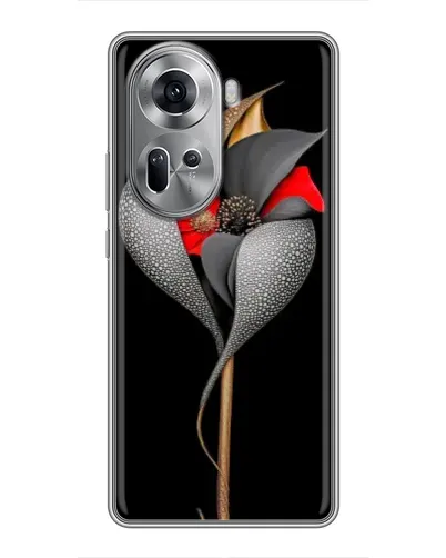 Чехол для OPPO Reno 11 5G с картинкой «Серебряный фантазийный цветок» Чехол для OPPO Reno 11 5G с картинкой «Серебряный фантазийный цветок»