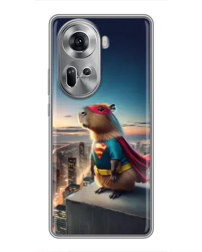 Чехол для OPPO Reno 11 5G с картинкой «Капи-мен супергерой» Чехол для OPPO Reno 11 5G с картинкой «Капи-мен супергерой»