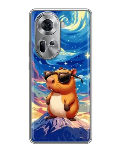 Чехол для OPPO Reno 11 5G с картинкой «Капибара Ван Гога» Чехол для OPPO Reno 11 5G с картинкой «Капибара Ван Гога»