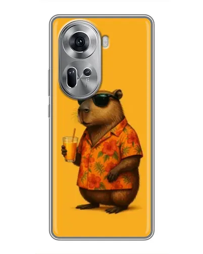 Чехол для OPPO Reno 11 5G с картинкой «Капибара на отдыхе» Чехол для OPPO Reno 11 5G с картинкой «Капибара на отдыхе»