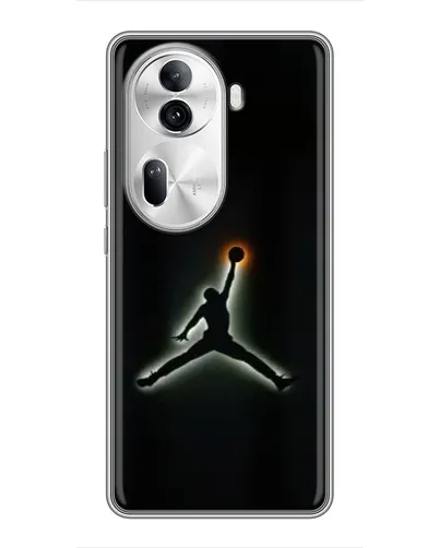 Чехол для OPPO Reno 11 Pro 5G с картинкой «Jordan Gradient Logo» Чехол для OPPO Reno 11 Pro 5G с картинкой «Jordan Gradient Logo»