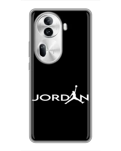 Чехол для OPPO Reno 11 Pro 5G с картинкой «Jordan White Logo» Чехол для OPPO Reno 11 Pro 5G с картинкой «Jordan White Logo»