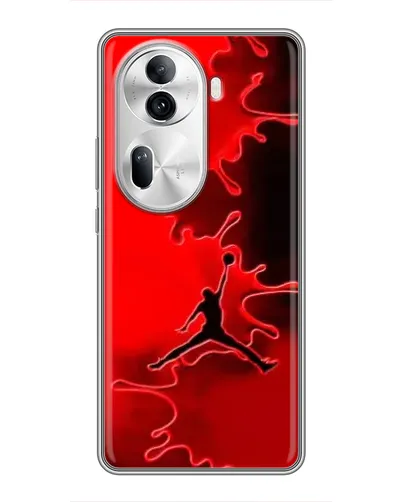Чехол для OPPO Reno 11 Pro 5G с картинкой «Jordan Red Smoke» Чехол для OPPO Reno 11 Pro 5G с картинкой «Jordan Red Smoke»