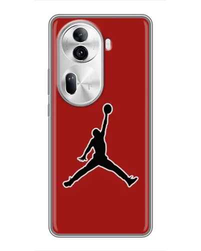 Чехол для OPPO Reno 11 Pro 5G с картинкой «Jordan Red Back» Чехол для OPPO Reno 11 Pro 5G с картинкой «Jordan Red Back»