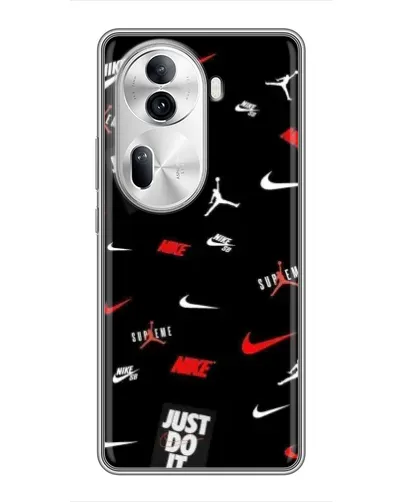 Чехол для OPPO Reno 11 Pro 5G с картинкой «Nike Mix Pattern» Чехол для OPPO Reno 11 Pro 5G с картинкой «Nike Mix Pattern»