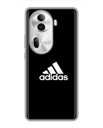Чехол для OPPO Reno 11 Pro 5G с картинкой «Черная классика Adidas»