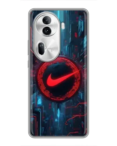 Чехол для OPPO Reno 11 Pro 5G с картинкой «Техногенный стиль Nike» Чехол для OPPO Reno 11 Pro 5G с картинкой «Техногенный стиль Nike»