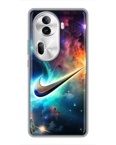 Чехол для OPPO Reno 11 Pro 5G с картинкой «Космический Nike Swoosh» Чехол для OPPO Reno 11 Pro 5G с картинкой «Космический Nike Swoosh»
