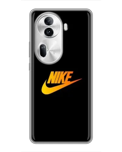 Чехол для OPPO Reno 11 Pro 5G с картинкой «Золотой логотип Nike» Чехол для OPPO Reno 11 Pro 5G с картинкой «Золотой логотип Nike»