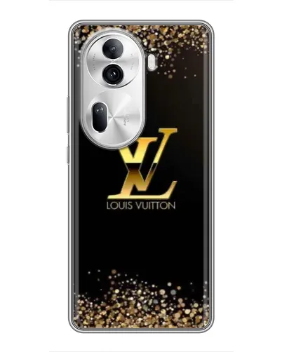 Чехол для OPPO Reno 11 Pro 5G с картинкой «LV — золотые искры»