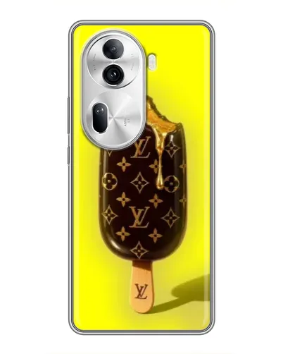Чехол для OPPO Reno 11 Pro 5G с картинкой «Мороженое от LV»