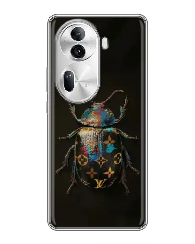 Чехол для OPPO Reno 11 Pro 5G с картинкой «LV — мраморный принт»