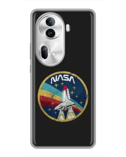 Чехол для OPPO Reno 11 Pro 5G с картинкой «NASA — эмблема миссии» Чехол для OPPO Reno 11 Pro 5G с картинкой «NASA — эмблема миссии»