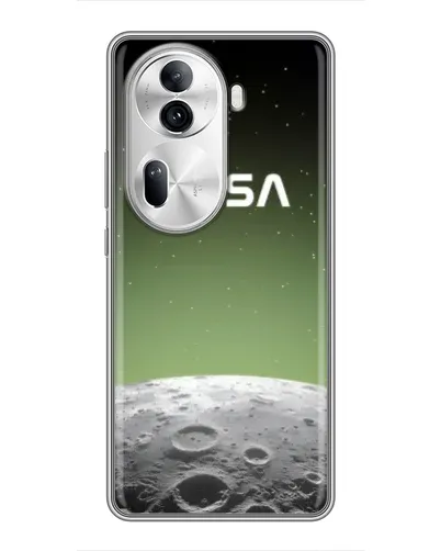 Чехол для OPPO Reno 11 Pro 5G с картинкой «NASA — лунный градиент» Чехол для OPPO Reno 11 Pro 5G с картинкой «NASA — лунный градиент»