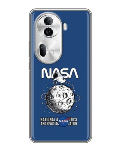 Чехол для OPPO Reno 11 Pro 5G с картинкой «NASA — лунная миссия» Чехол для OPPO Reno 11 Pro 5G с картинкой «NASA — лунная миссия»