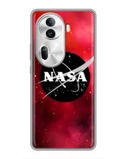 Чехол для OPPO Reno 11 Pro 5G с картинкой «NASA — красная туманность»