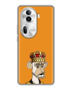 Чехол для OPPO Reno 11 Pro 5G с картинкой «Золотая обезьяна Bored Ape»