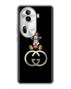 Чехол для OPPO Reno 11 Pro 5G с картинкой «Минни Маус на лого» Чехол для OPPO Reno 11 Pro 5G с картинкой «Минни Маус на лого»