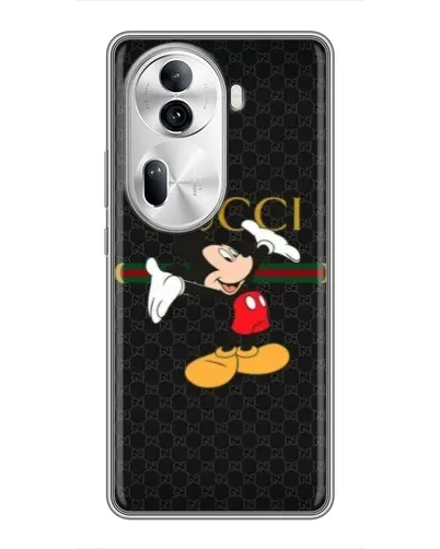 Чехол для OPPO Reno 11 Pro 5G с картинкой «Микки Маус Gucci»