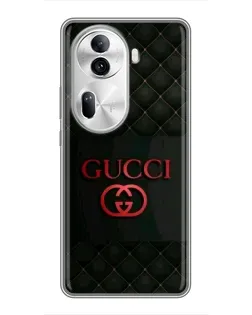 Чехол для OPPO Reno 11 Pro 5G с картинкой «Gucci — стеганый черный» Чехол для OPPO Reno 11 Pro 5G с картинкой «Gucci — стеганый черный»