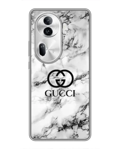 Чехол для OPPO Reno 11 Pro 5G с картинкой «Gucci — мраморный шик»