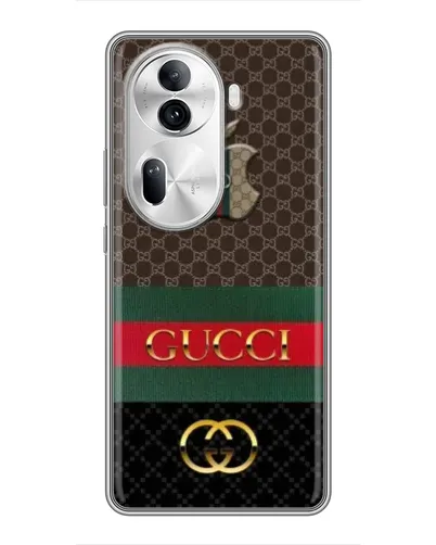 Чехол для OPPO Reno 11 Pro 5G с картинкой «Gucci — брендированный десерт»