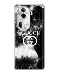 Чехол для OPPO Reno 11 Pro 5G с картинкой «Gucci — дикая природа» Чехол для OPPO Reno 11 Pro 5G с картинкой «Gucci — дикая природа»