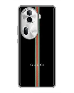 Чехол для OPPO Reno 11 Pro 5G с картинкой «Gucci — строгая линия» Чехол для OPPO Reno 11 Pro 5G с картинкой «Gucci — строгая линия»