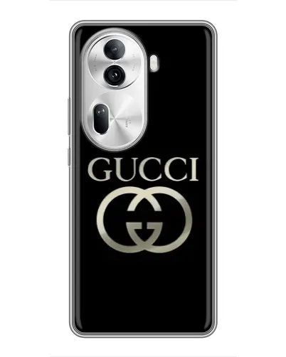 Чехол для OPPO Reno 11 Pro 5G с картинкой «Gucci — золото на черном» Чехол для OPPO Reno 11 Pro 5G с картинкой «Gucci — золото на черном»