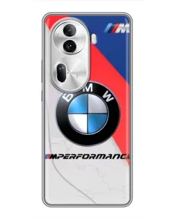 Чехол для OPPO Reno 11 Pro 5G с картинкой «BMW Performance стиль» Чехол для OPPO Reno 11 Pro 5G с картинкой «BMW Performance стиль»