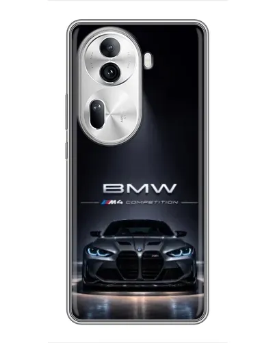 Чехол для OPPO Reno 11 Pro 5G с картинкой «BMW сквозь ночной город» Чехол для OPPO Reno 11 Pro 5G с картинкой «BMW сквозь ночной город»
